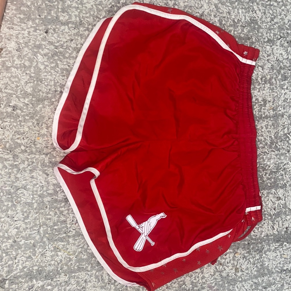 Red shorts size small